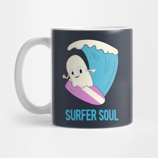 Surfer Soul - Cute ghost surfer Mug